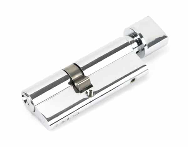 Polished Chrome 35/45T 5pin Euro Cylinder/Thumbturn 1