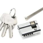 Polished Chrome 30/10 5pin Single Cylinder 2
