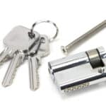 Polished Chrome 35/10 5pin Single Cylinder 2