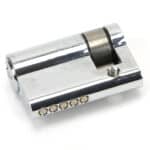 Polished Chrome 35/10 5pin Single Cylinder 1