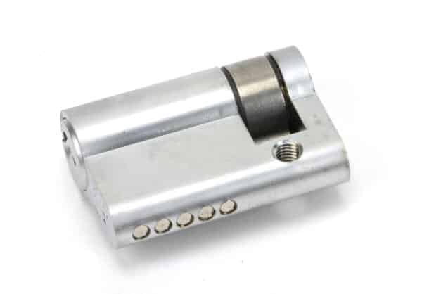 Satin Chrome 35/10 5pin Single Cylinder 1