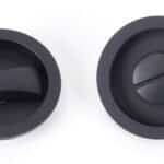 Black Sliding/Pocket Door Locking Kit 1
