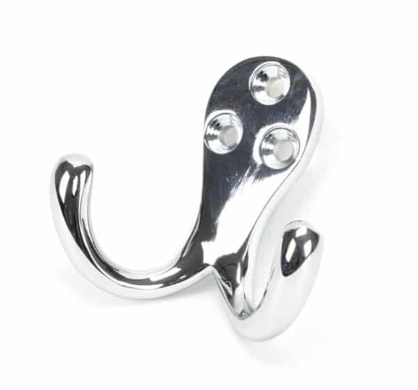 Polished Chrome Celtic Double Robe Hook 1