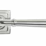 Polished Marine SS (316) Newbury Lever on Rose Set (Square) 2