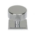 Polished Chrome Brompton Cabinet Knob - 38mm (Square) 1