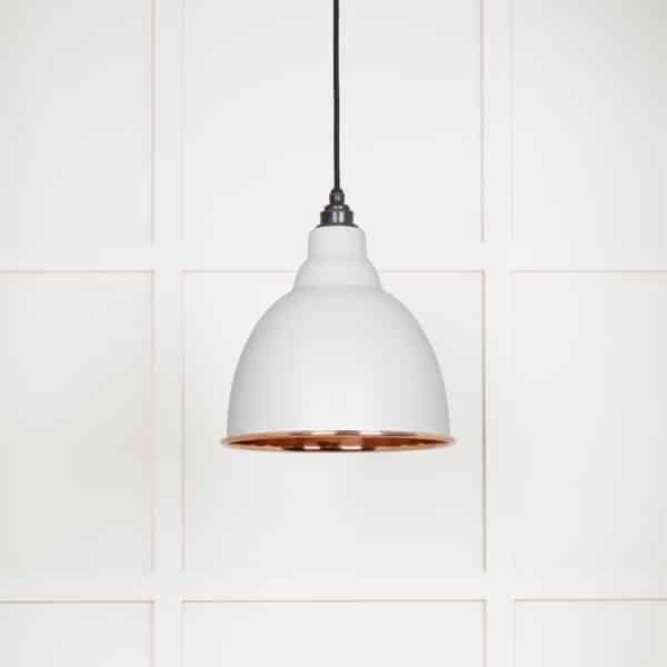 Smooth Copper Brindley Pendant in Flock 2