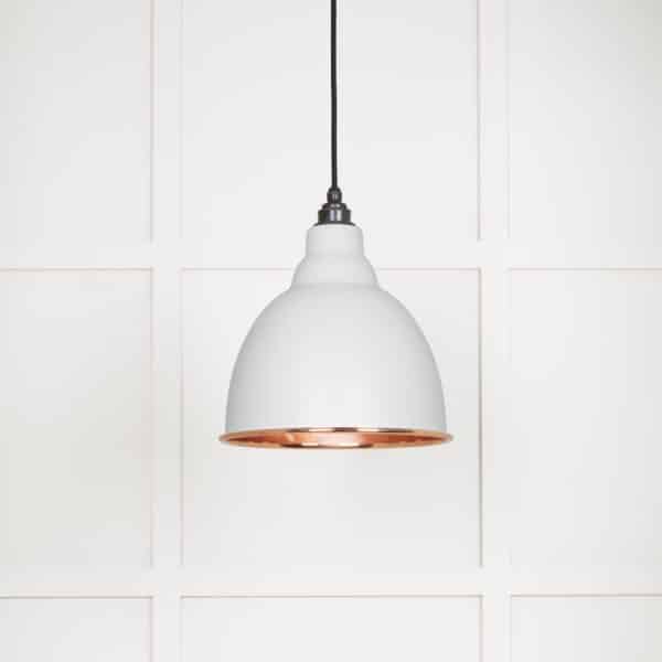 Smooth Copper Brindley Pendant in Flock 1