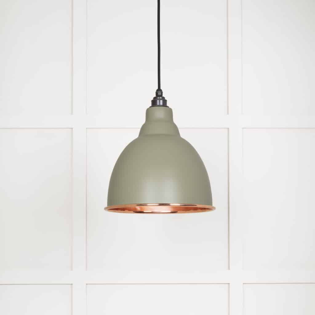 Smooth Copper Brindley Pendant in Tump 1