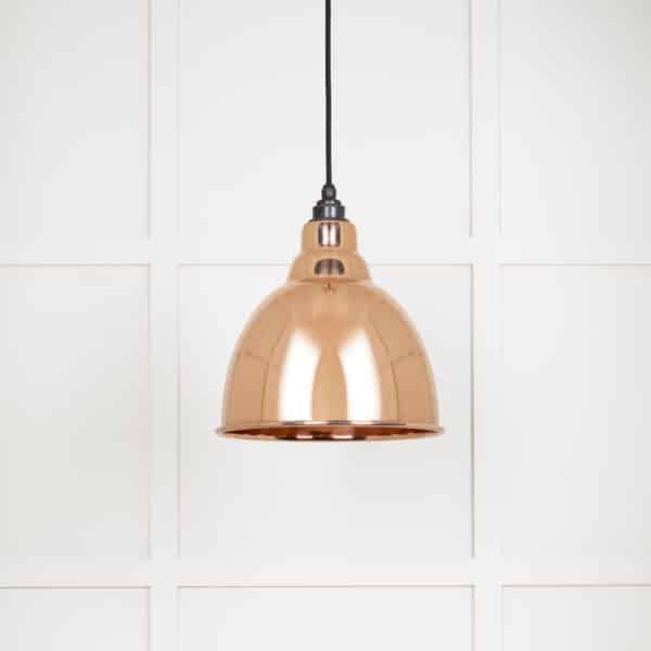 Smooth Copper Brindley Pendant 2