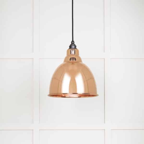 Smooth Copper Brindley Pendant 1