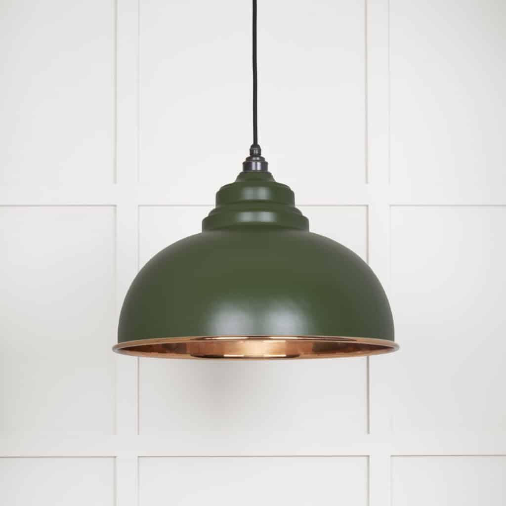 Smooth Copper Harborne Pendant in Heath 1