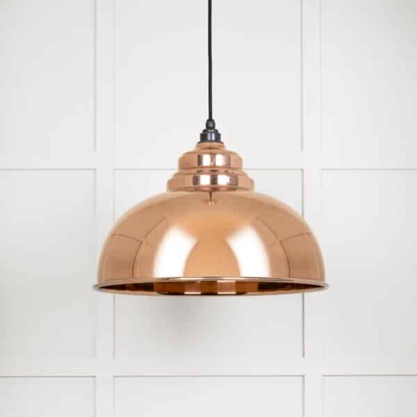 Smooth Copper Harborne Pendant 2