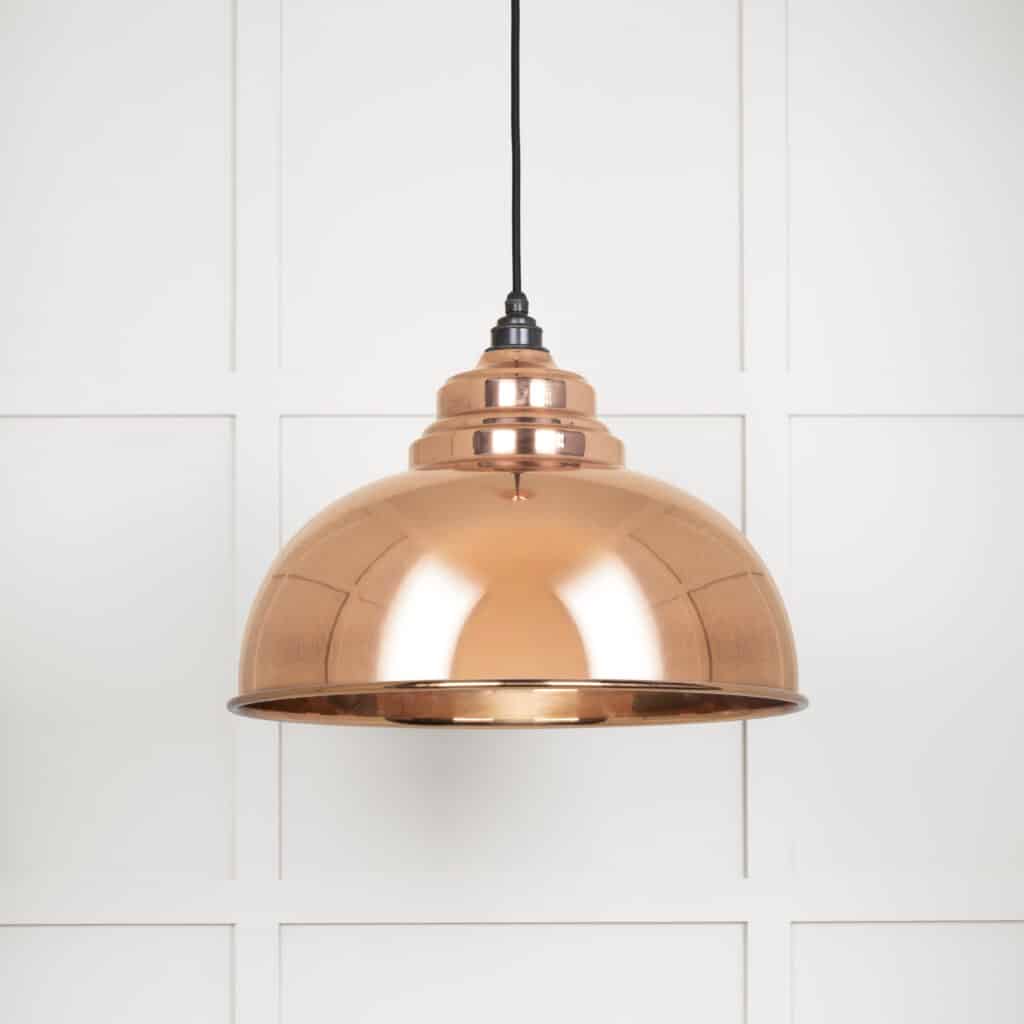 Smooth Copper Harborne Pendant 1