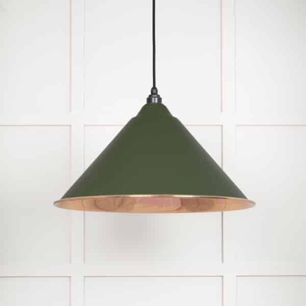 Smooth Copper Hockley Pendant in Heath 2