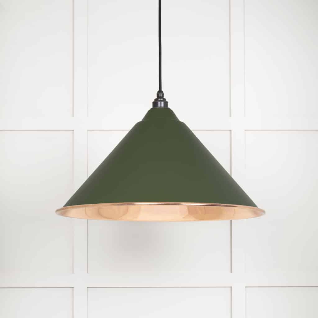 Smooth Copper Hockley Pendant in Heath 1