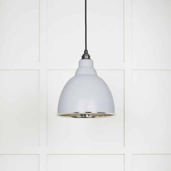 Smooth Nickel Brindley Pendant in Birch 2