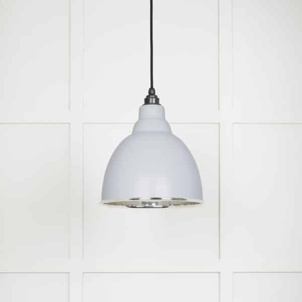 Smooth Nickel Brindley Pendant in Birch 1