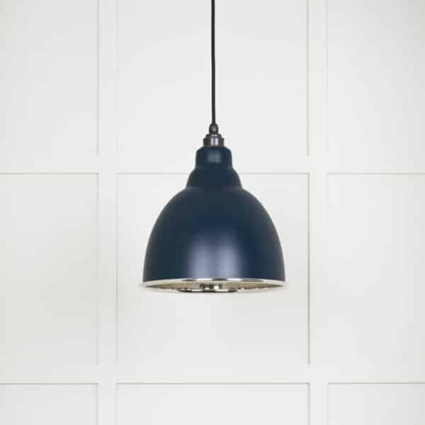 Smooth Nickel Brindley Pendant in Dusk 2