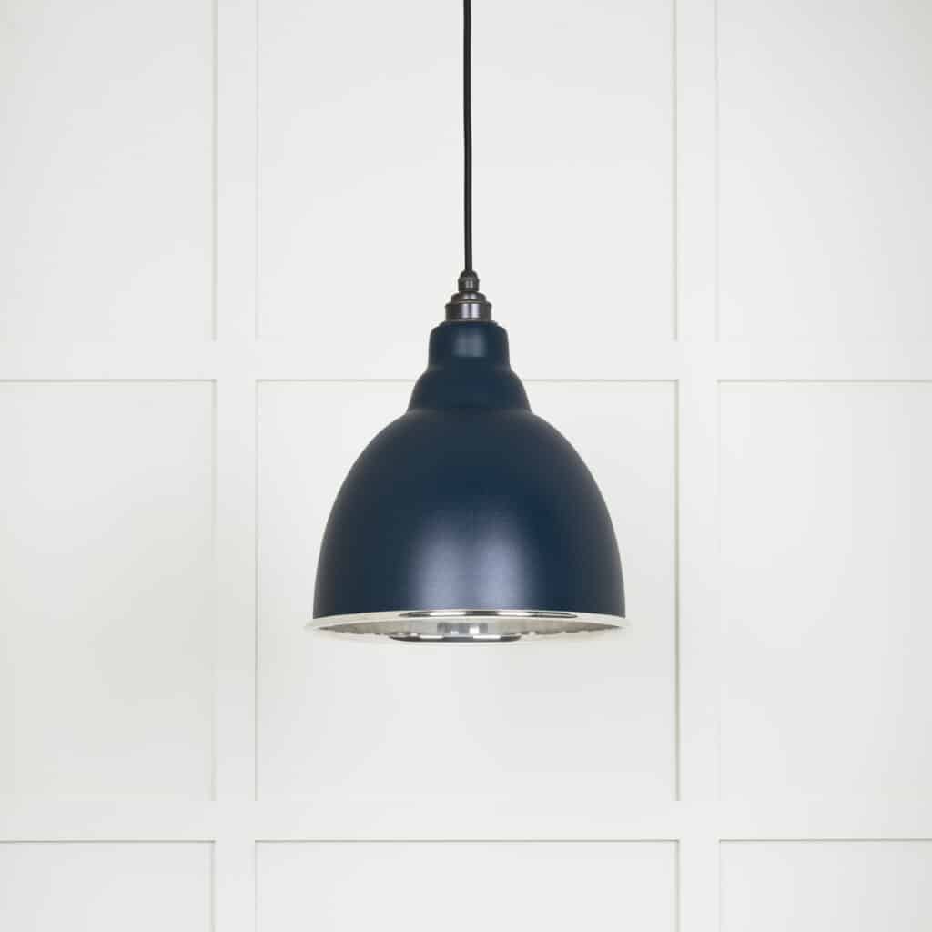 Smooth Nickel Brindley Pendant in Dusk 1