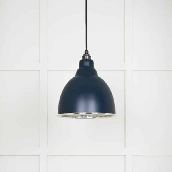 Smooth Nickel Brindley Pendant in Dusk 1