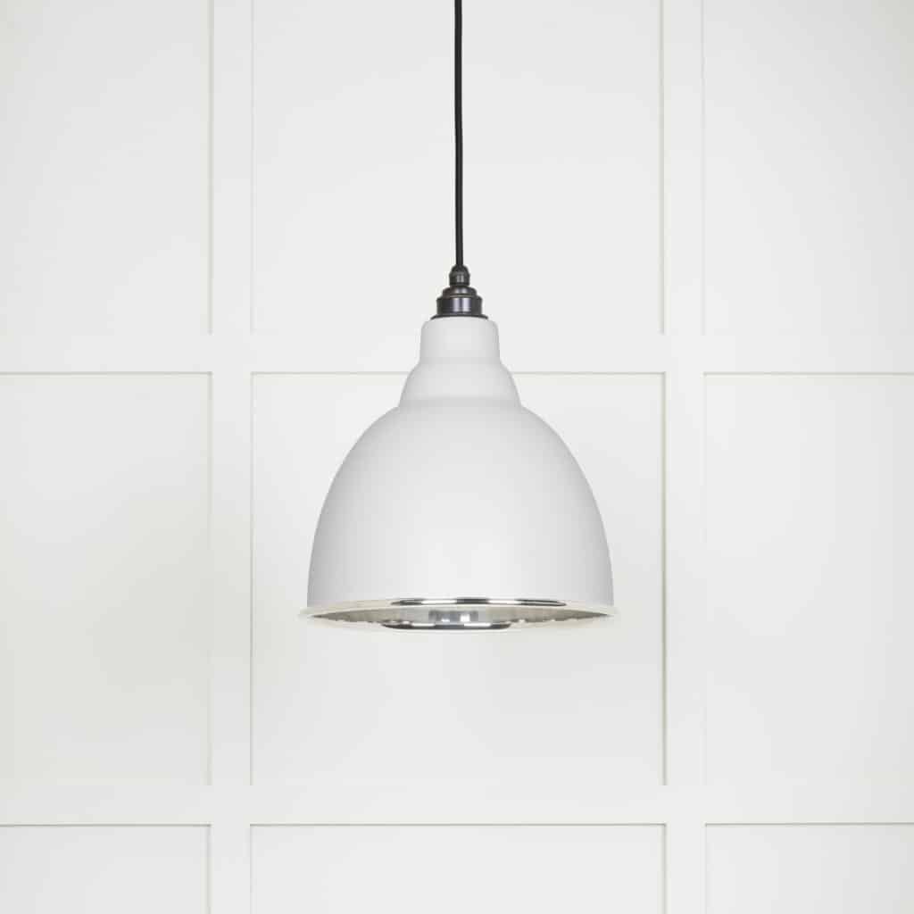 Smooth Nickel Brindley Pendant in Flock 1