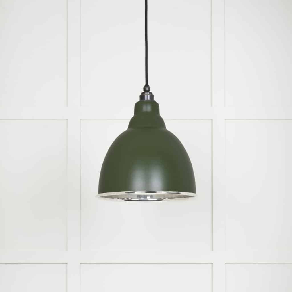 Smooth Nickel Brindley Pendant in Heath 1