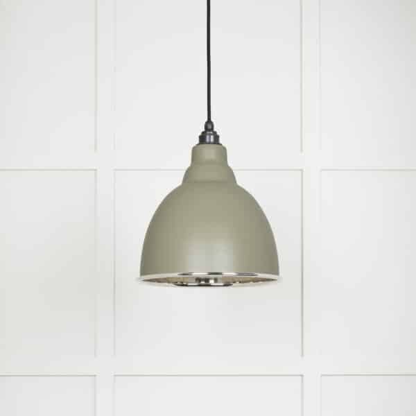 Smooth Nickel Brindley Pendant in Tump 2