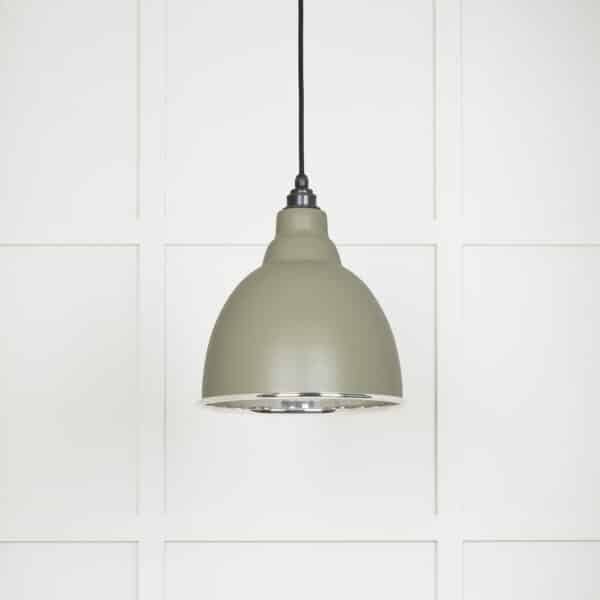 Smooth Nickel Brindley Pendant in Tump 1