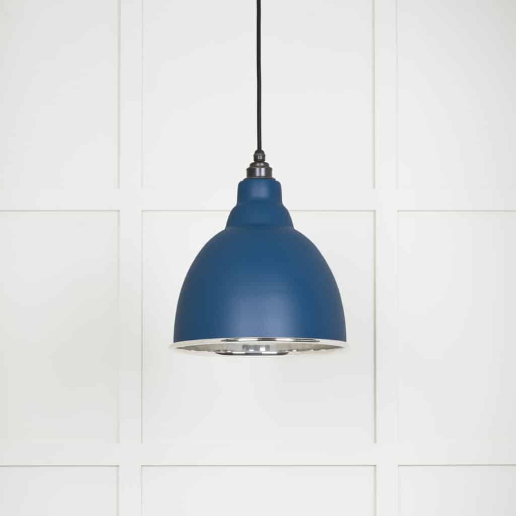 Smooth Nickel Brindley Pendant in Upstream 1