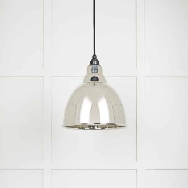 Smooth Nickel Brindley Pendant 2