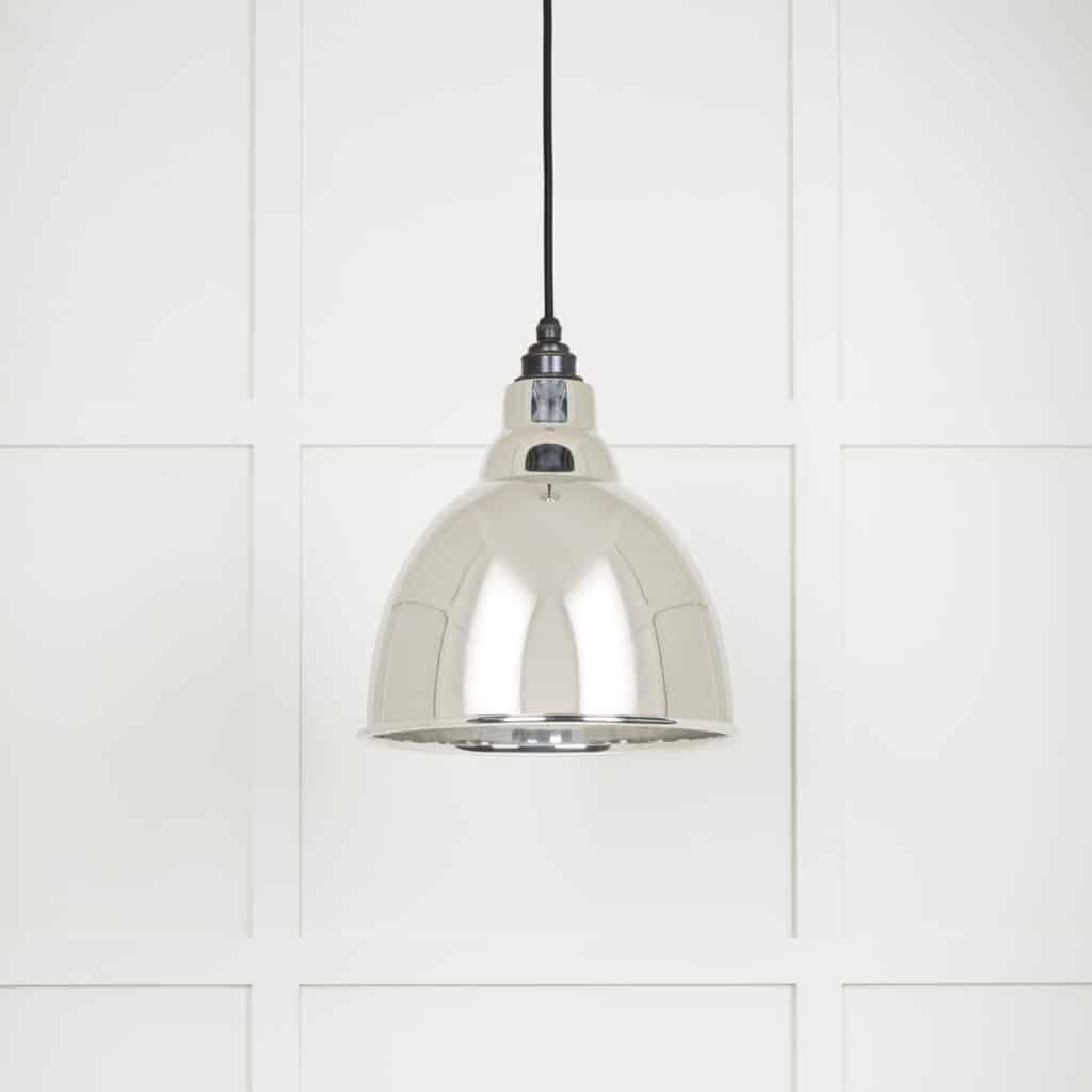 Smooth Nickel Brindley Pendant 1