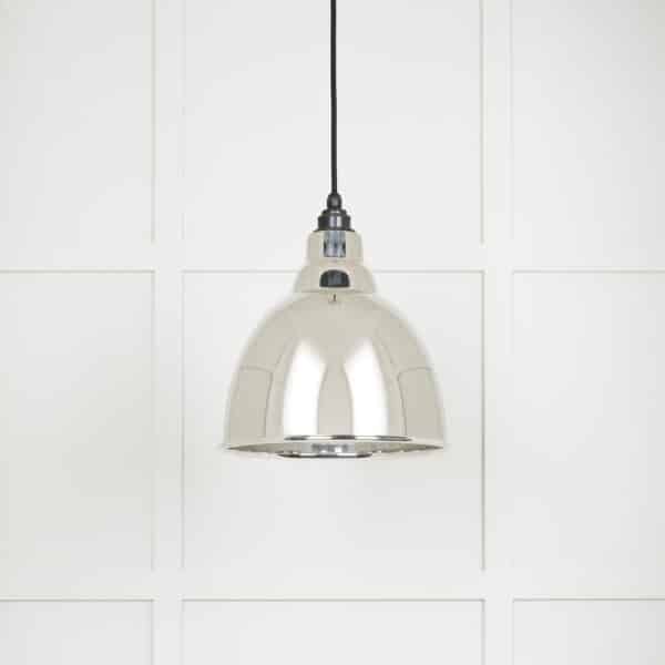 Smooth Nickel Brindley Pendant 1