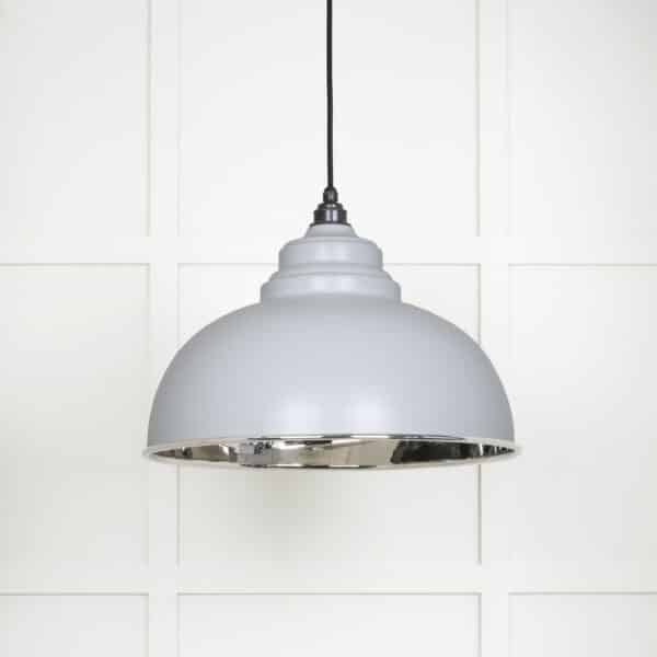 Smooth Nickel Harborne Pendant in Birch 2