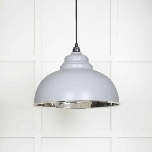 Smooth Nickel Harborne Pendant in Birch 1