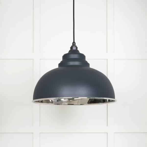 Smooth Nickel Harborne Pendant in Soot 2