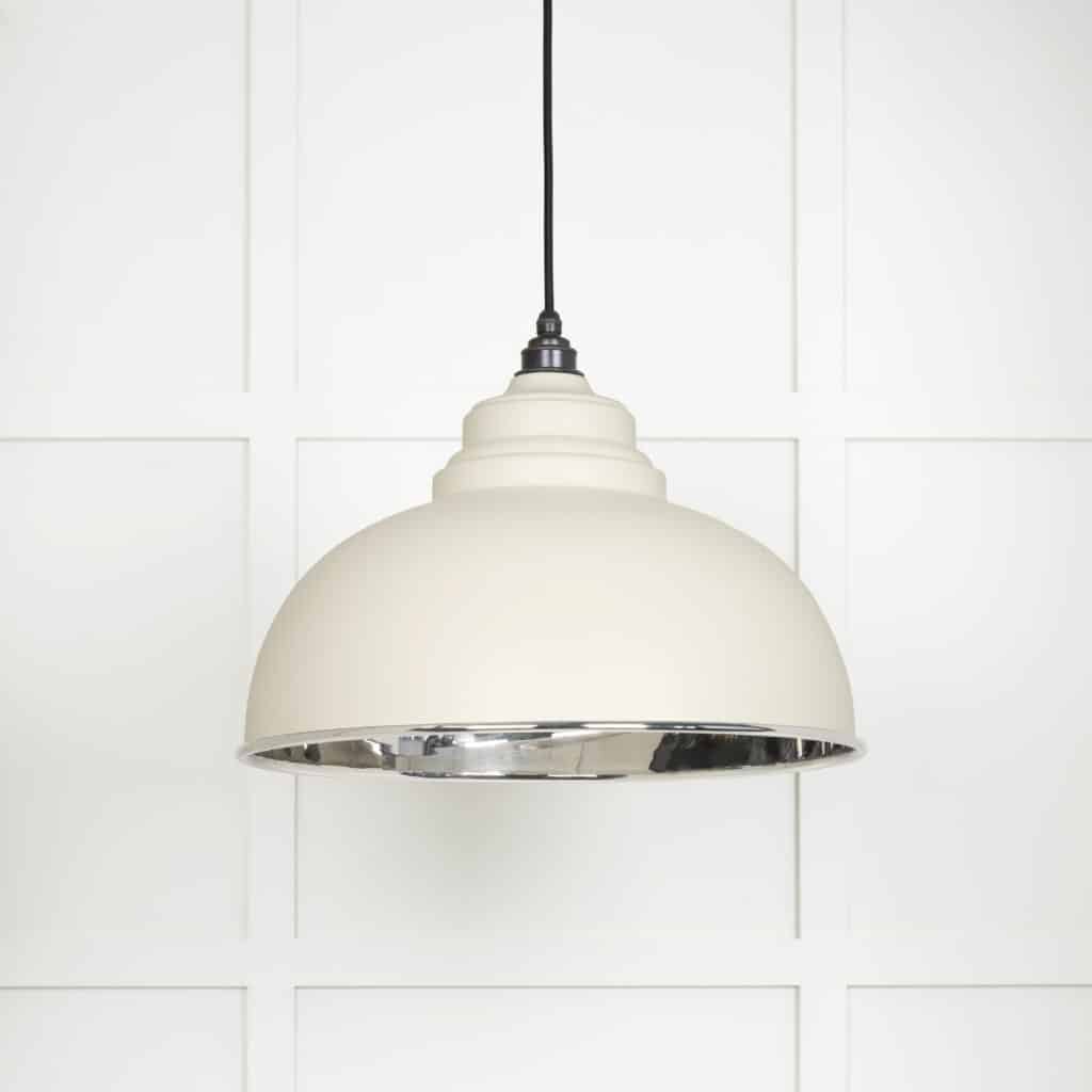 Smooth Nickel Harborne Pendant in Teasel 1