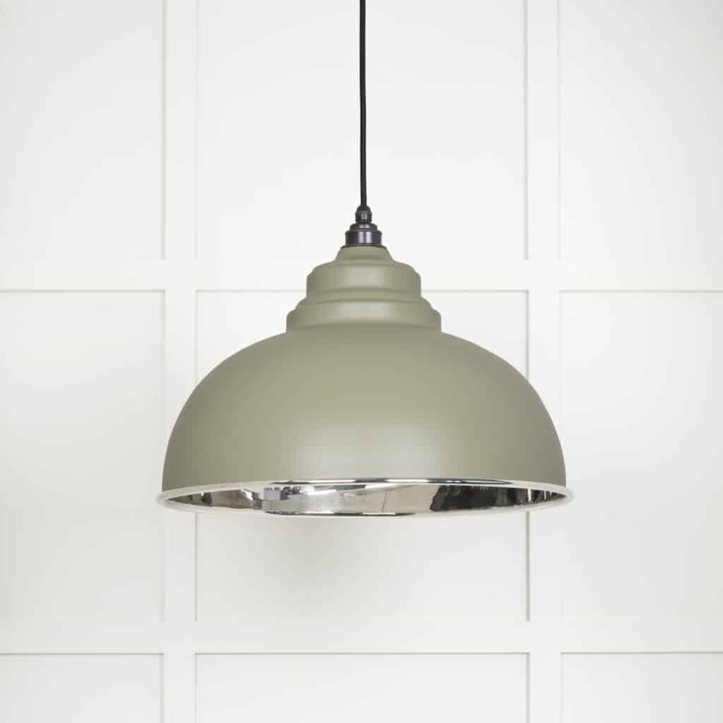 Smooth Nickel Harborne Pendant in Tump 1