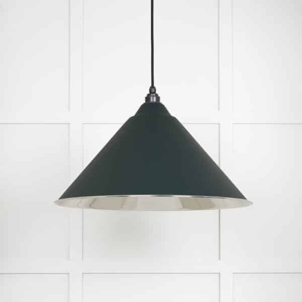 Smooth Nickel Hockley Pendant in Dingle 2