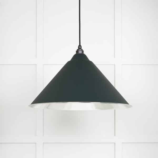 Smooth Nickel Hockley Pendant in Dingle 1