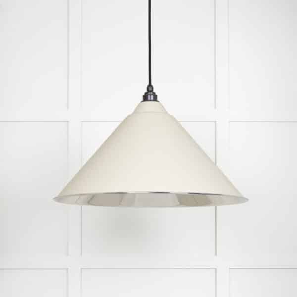 Smooth Nickel Hockley Pendant in Teasel 2