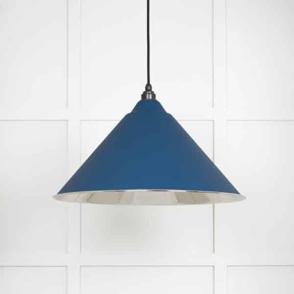 Smooth Nickel Hockley Pendant in Upstream 2