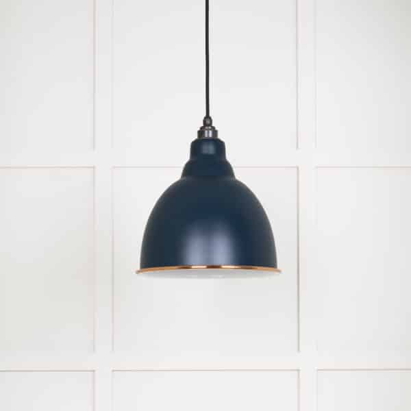 White Gloss Brindley Pendant in Dusk 2