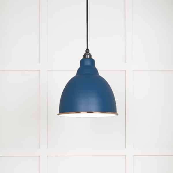 White Gloss Brindley Pendant in Upstream 1