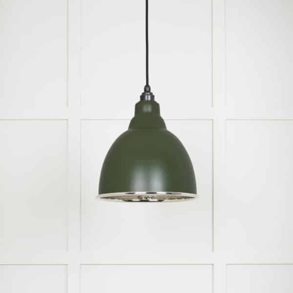 Hammered Nickel Brindley Pendant in Heath 2