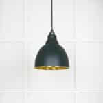 Hammered Brass Brindley Pendant in Dingle 2
