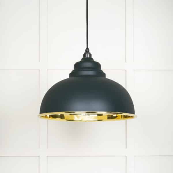 Smooth Brass Harborne Pendant in Dingle 1