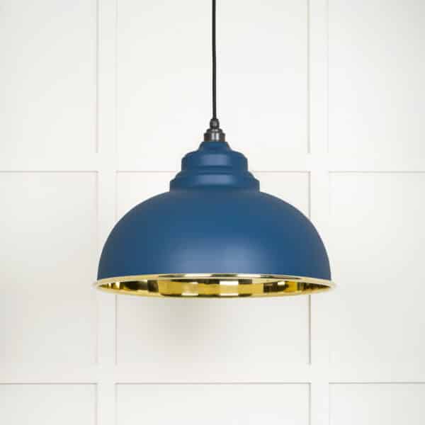 Smooth Brass Harborne Pendant in Upstream 2