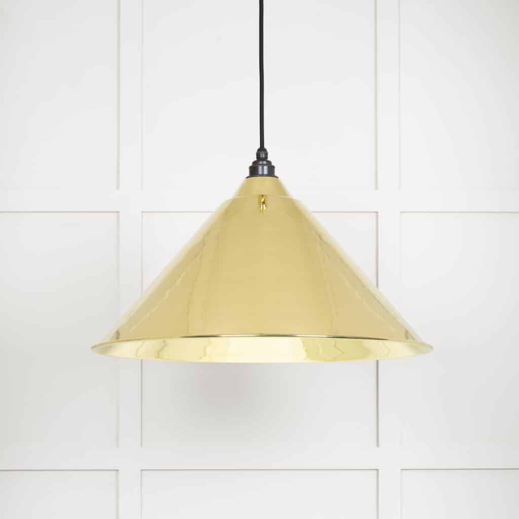 Smooth Brass Hockley Pendant 1