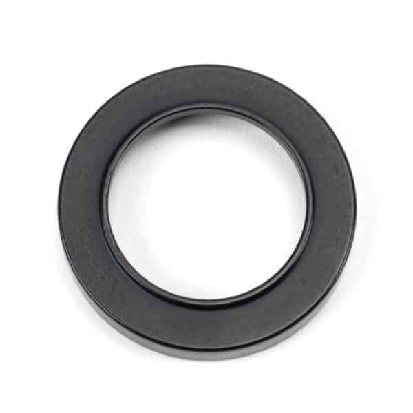 Matt Black Round Escutcheon (Plain) 2