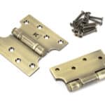 Aged Brass 4" x 2" x 4"Parliament Hinge (pair) ss 2